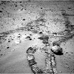 Nasa's Mars rover Curiosity acquired this image using its Right Navigation Camera on Sol 552, at drive 1202, site number 27