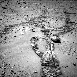 Nasa's Mars rover Curiosity acquired this image using its Right Navigation Camera on Sol 552, at drive 1208, site number 27