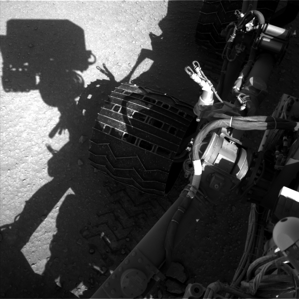 Nasa's Mars rover Curiosity acquired this image using its Left Navigation Camera on Sol 553, at drive 36, site number 28