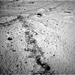 Nasa's Mars rover Curiosity acquired this image using its Left Navigation Camera on Sol 553, at drive 54, site number 28