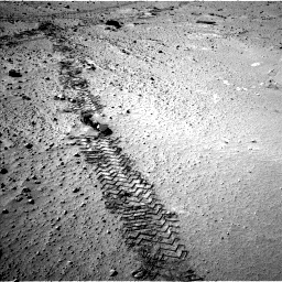 Nasa's Mars rover Curiosity acquired this image using its Left Navigation Camera on Sol 553, at drive 66, site number 28