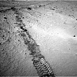 Nasa's Mars rover Curiosity acquired this image using its Left Navigation Camera on Sol 553, at drive 72, site number 28