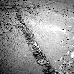 Nasa's Mars rover Curiosity acquired this image using its Left Navigation Camera on Sol 553, at drive 78, site number 28