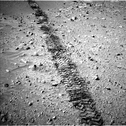 Nasa's Mars rover Curiosity acquired this image using its Left Navigation Camera on Sol 553, at drive 114, site number 28