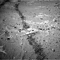 Nasa's Mars rover Curiosity acquired this image using its Left Navigation Camera on Sol 553, at drive 192, site number 28