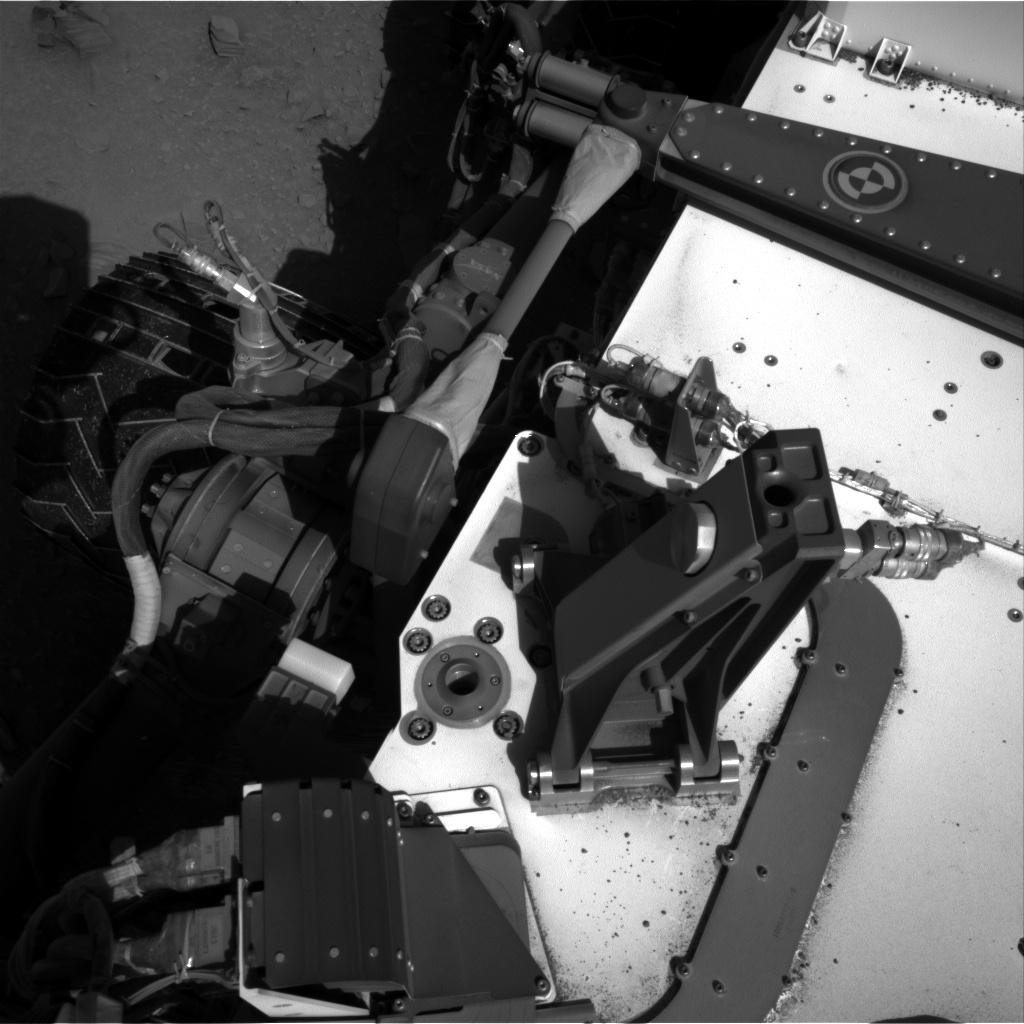 Nasa's Mars rover Curiosity acquired this image using its Right Navigation Camera on Sol 553, at drive 66, site number 28