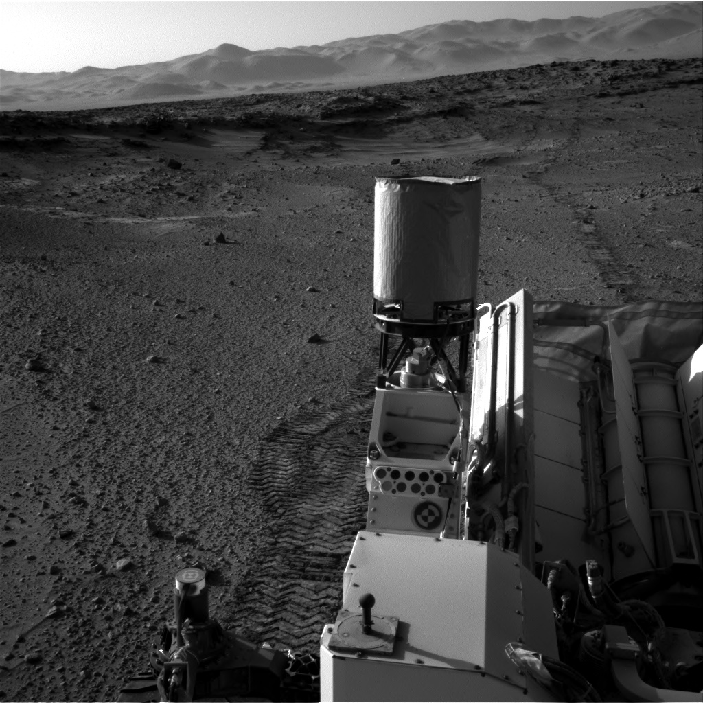 Nasa's Mars rover Curiosity acquired this image using its Right Navigation Camera on Sol 553, at drive 264, site number 28