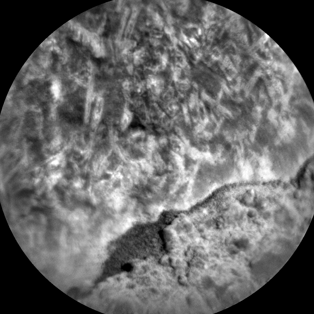 Nasa's Mars rover Curiosity acquired this image using its Chemistry & Camera (ChemCam) on Sol 553, at drive 0, site number 28