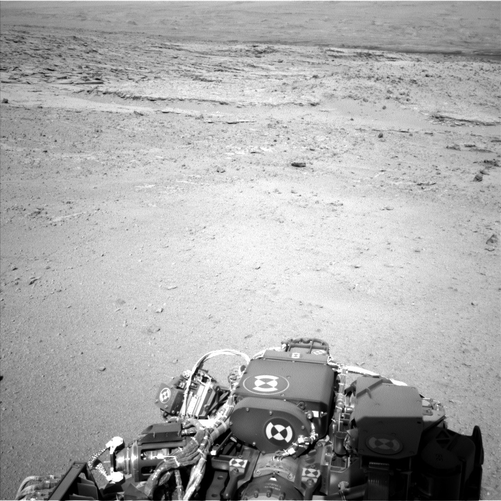 Nasa's Mars rover Curiosity acquired this image using its Left Navigation Camera on Sol 554, at drive 298, site number 28