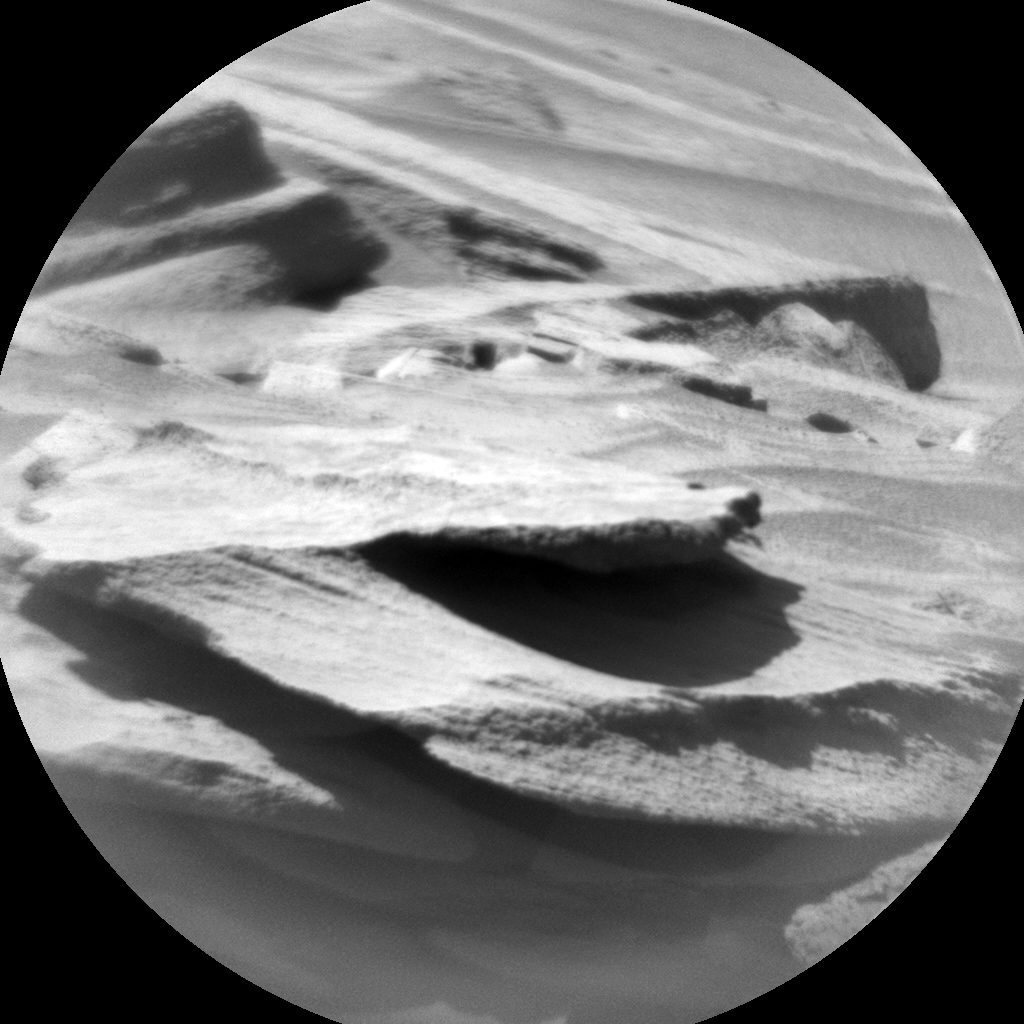 Nasa's Mars rover Curiosity acquired this image using its Chemistry & Camera (ChemCam) on Sol 554, at drive 264, site number 28