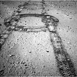 Nasa's Mars rover Curiosity acquired this image using its Left Navigation Camera on Sol 555, at drive 346, site number 28