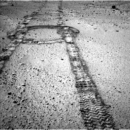 Nasa's Mars rover Curiosity acquired this image using its Left Navigation Camera on Sol 555, at drive 358, site number 28