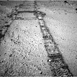 Nasa's Mars rover Curiosity acquired this image using its Left Navigation Camera on Sol 555, at drive 364, site number 28