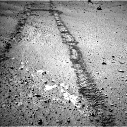 Nasa's Mars rover Curiosity acquired this image using its Left Navigation Camera on Sol 555, at drive 394, site number 28
