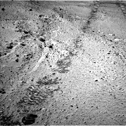 Nasa's Mars rover Curiosity acquired this image using its Left Navigation Camera on Sol 555, at drive 424, site number 28