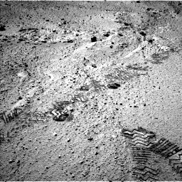 Nasa's Mars rover Curiosity acquired this image using its Left Navigation Camera on Sol 555, at drive 448, site number 28
