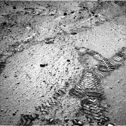 Nasa's Mars rover Curiosity acquired this image using its Left Navigation Camera on Sol 555, at drive 460, site number 28