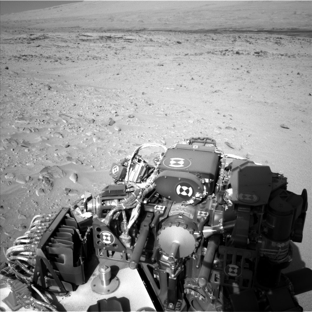 Nasa's Mars rover Curiosity acquired this image using its Left Navigation Camera on Sol 555, at drive 634, site number 28