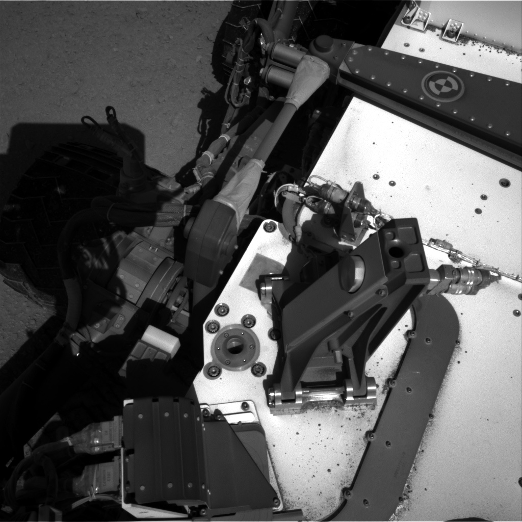 Nasa's Mars rover Curiosity acquired this image using its Right Navigation Camera on Sol 555, at drive 352, site number 28