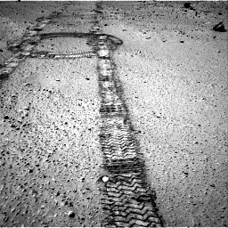 Nasa's Mars rover Curiosity acquired this image using its Right Navigation Camera on Sol 555, at drive 364, site number 28