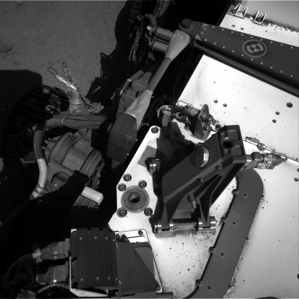 Nasa's Mars rover Curiosity acquired this image using its Right Navigation Camera on Sol 555, at drive 400, site number 28