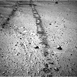 Nasa's Mars rover Curiosity acquired this image using its Right Navigation Camera on Sol 555, at drive 406, site number 28