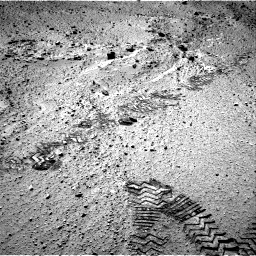 Nasa's Mars rover Curiosity acquired this image using its Right Navigation Camera on Sol 555, at drive 448, site number 28