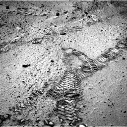 Nasa's Mars rover Curiosity acquired this image using its Right Navigation Camera on Sol 555, at drive 460, site number 28