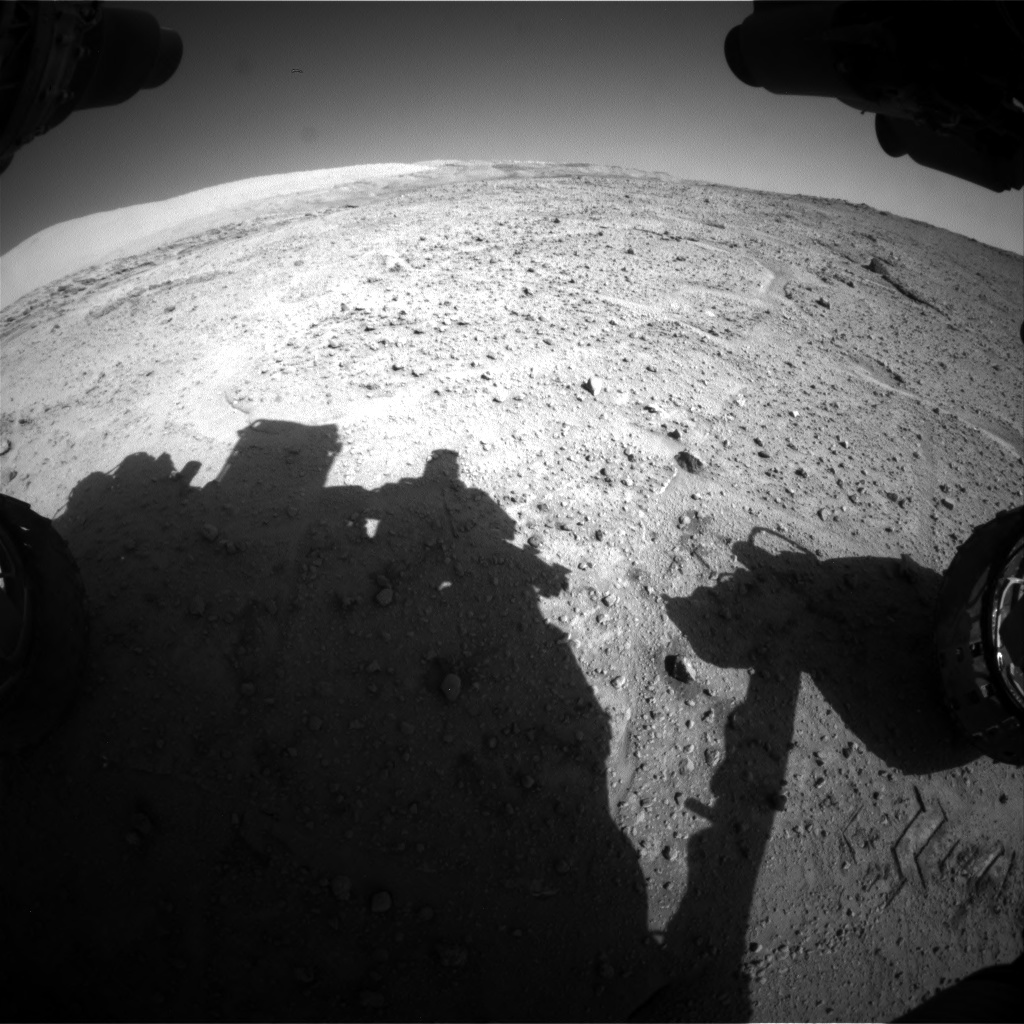 Nasa's Mars rover Curiosity acquired this image using its Front Hazard Avoidance Camera (Front Hazcam) on Sol 564, at drive 298, site number 29