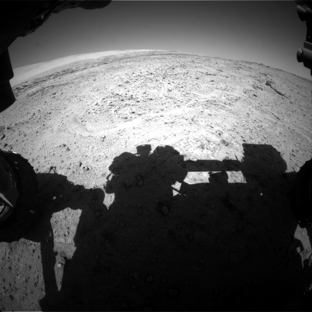 Nasa's Mars rover Curiosity acquired this image using its Front Hazard Avoidance Camera (Front Hazcam) on Sol 565, at drive 298, site number 29