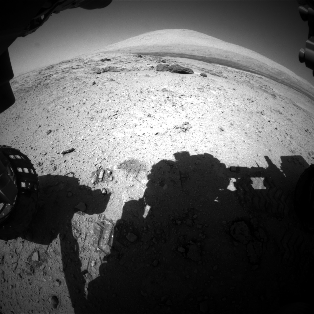 Nasa's Mars rover Curiosity acquired this image using its Front Hazard Avoidance Camera (Front Hazcam) on Sol 565, at drive 536, site number 29