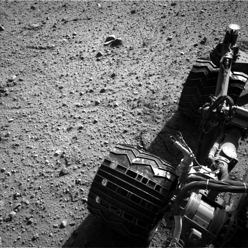 Nasa's Mars rover Curiosity acquired this image using its Left Navigation Camera on Sol 566, at drive 566, site number 29