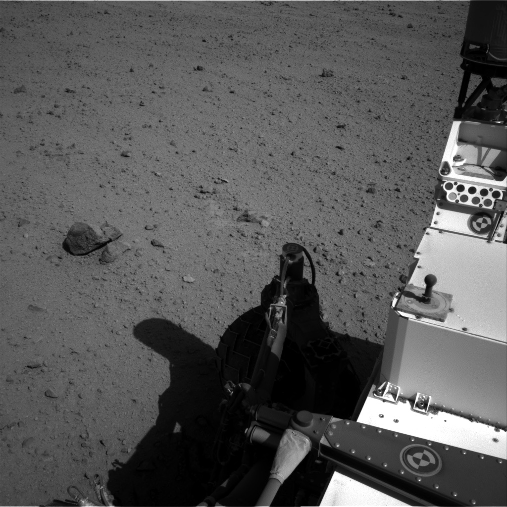 Nasa's Mars rover Curiosity acquired this image using its Right Navigation Camera on Sol 568, at drive 974, site number 29