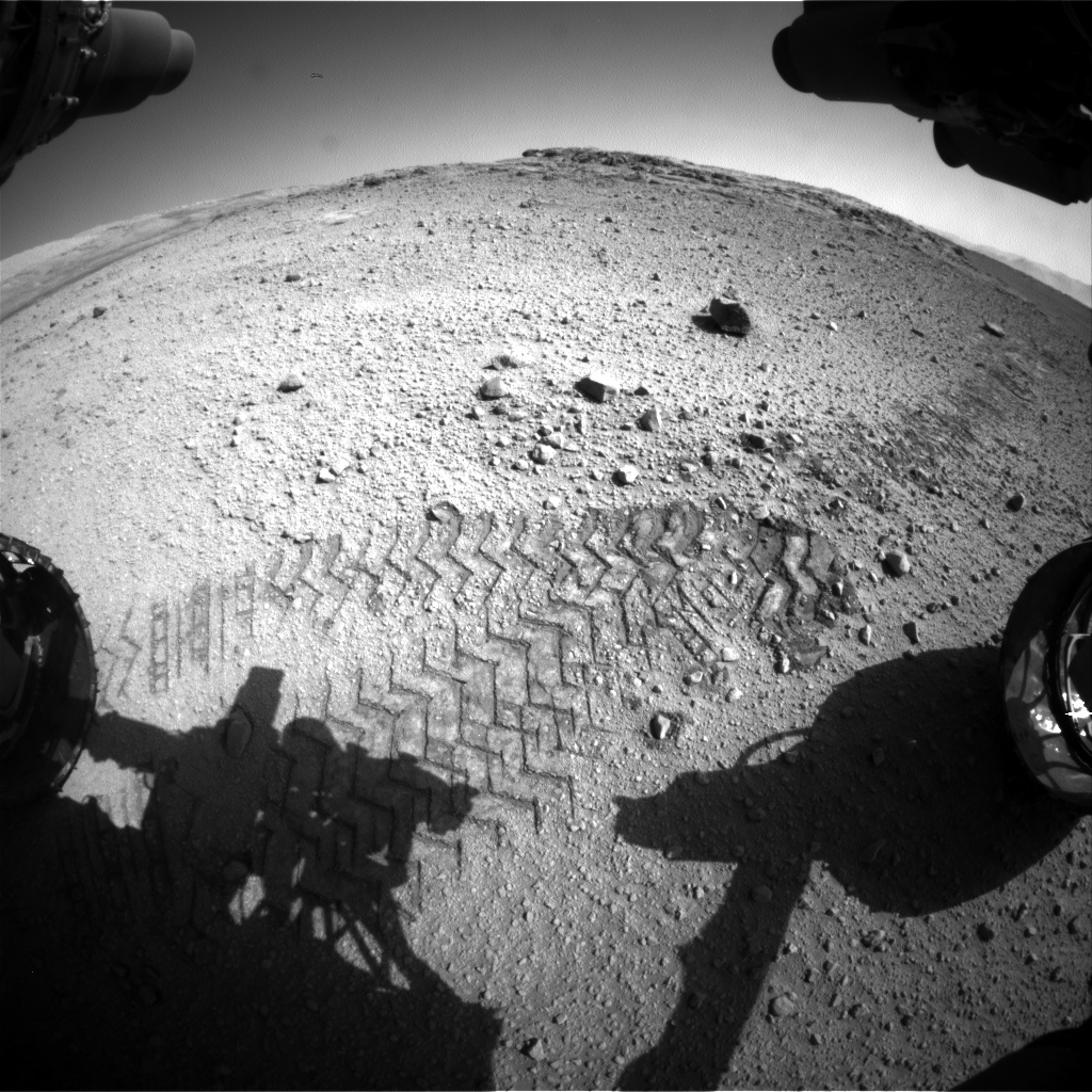 Nasa's Mars rover Curiosity acquired this image using its Front Hazard Avoidance Camera (Front Hazcam) on Sol 569, at drive 0, site number 30