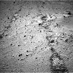 Nasa's Mars rover Curiosity acquired this image using its Left Navigation Camera on Sol 572, at drive 312, site number 30