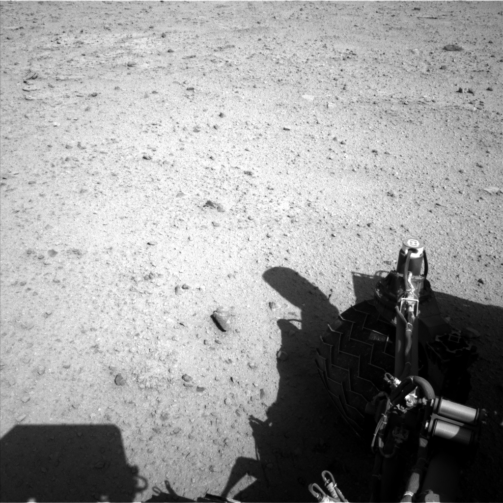 Nasa's Mars rover Curiosity acquired this image using its Left Navigation Camera on Sol 572, at drive 432, site number 30