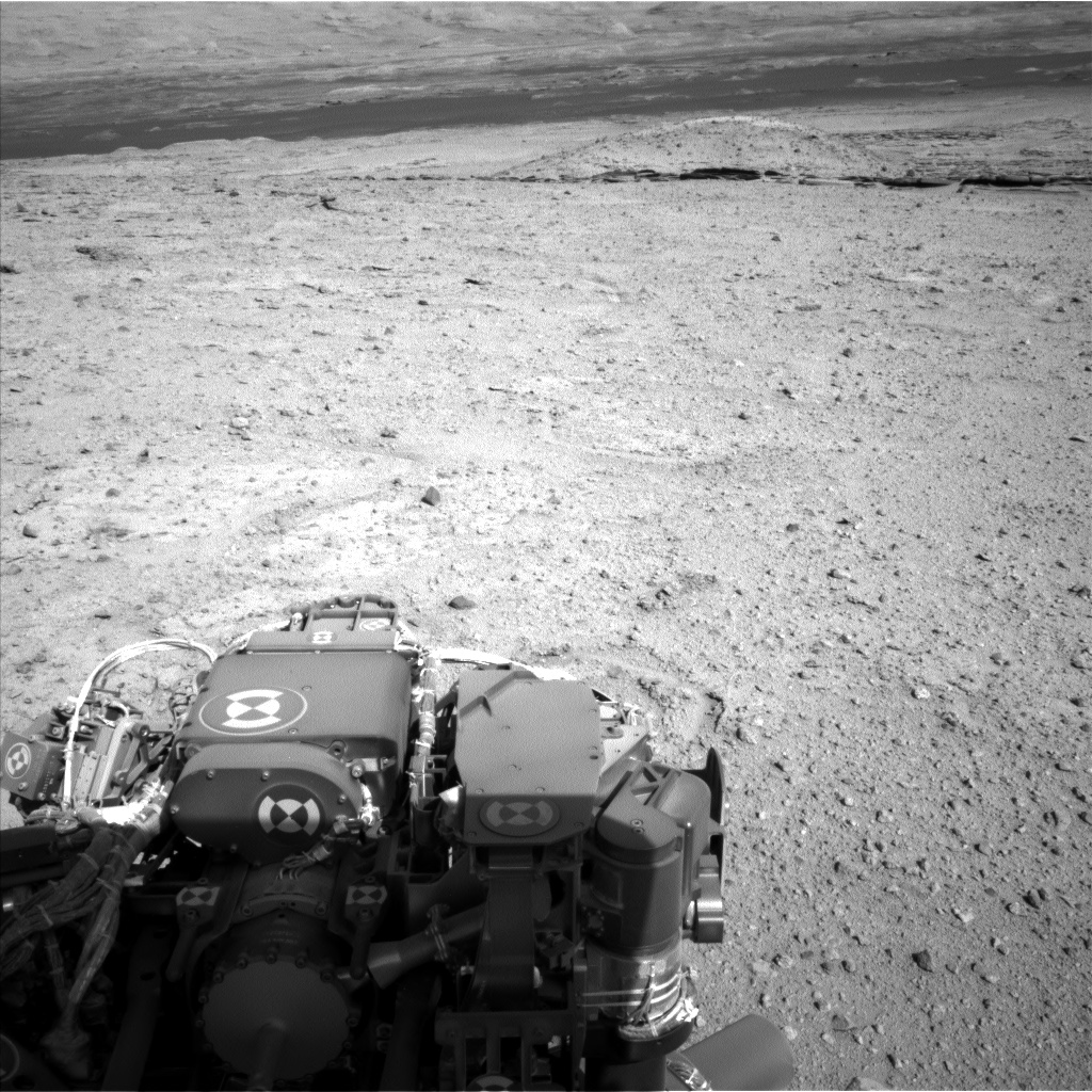 Nasa's Mars rover Curiosity acquired this image using its Left Navigation Camera on Sol 572, at drive 484, site number 30
