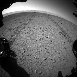 Nasa's Mars rover Curiosity acquired this image using its Front Hazard Avoidance Camera (Front Hazcam) on Sol 574, at drive 634, site number 30