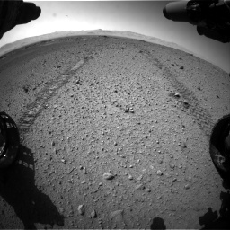 Nasa's Mars rover Curiosity acquired this image using its Front Hazard Avoidance Camera (Front Hazcam) on Sol 574, at drive 634, site number 30
