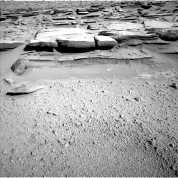 Nasa's Mars rover Curiosity acquired this image using its Left Navigation Camera on Sol 574, at drive 724, site number 30