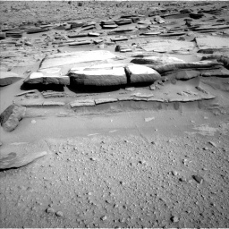 Nasa's Mars rover Curiosity acquired this image using its Left Navigation Camera on Sol 574, at drive 730, site number 30