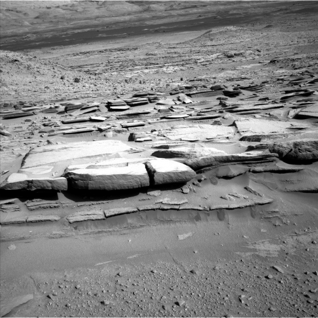 Nasa's Mars rover Curiosity acquired this image using its Left Navigation Camera on Sol 574, at drive 740, site number 30