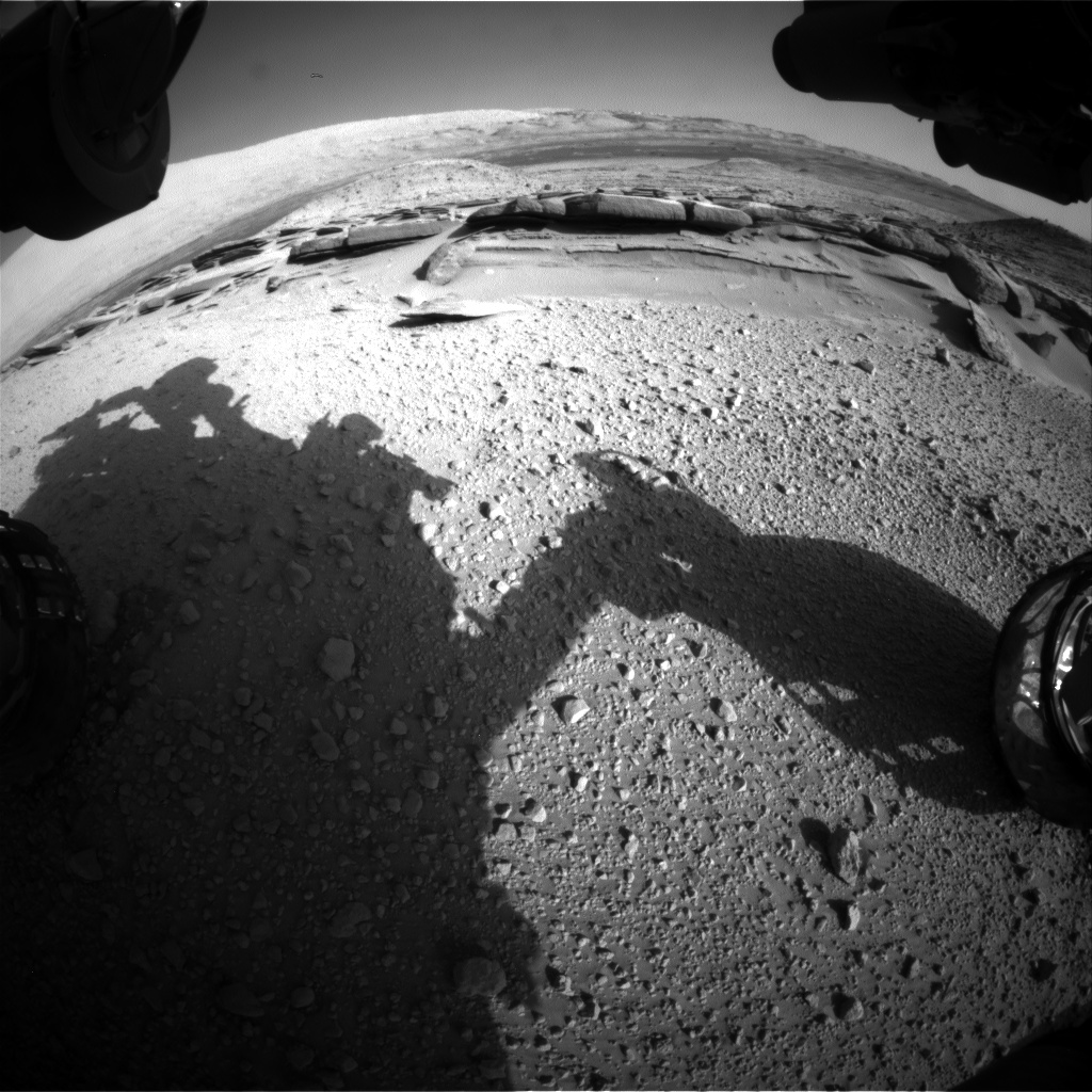 Nasa's Mars rover Curiosity acquired this image using its Front Hazard Avoidance Camera (Front Hazcam) on Sol 576, at drive 740, site number 30