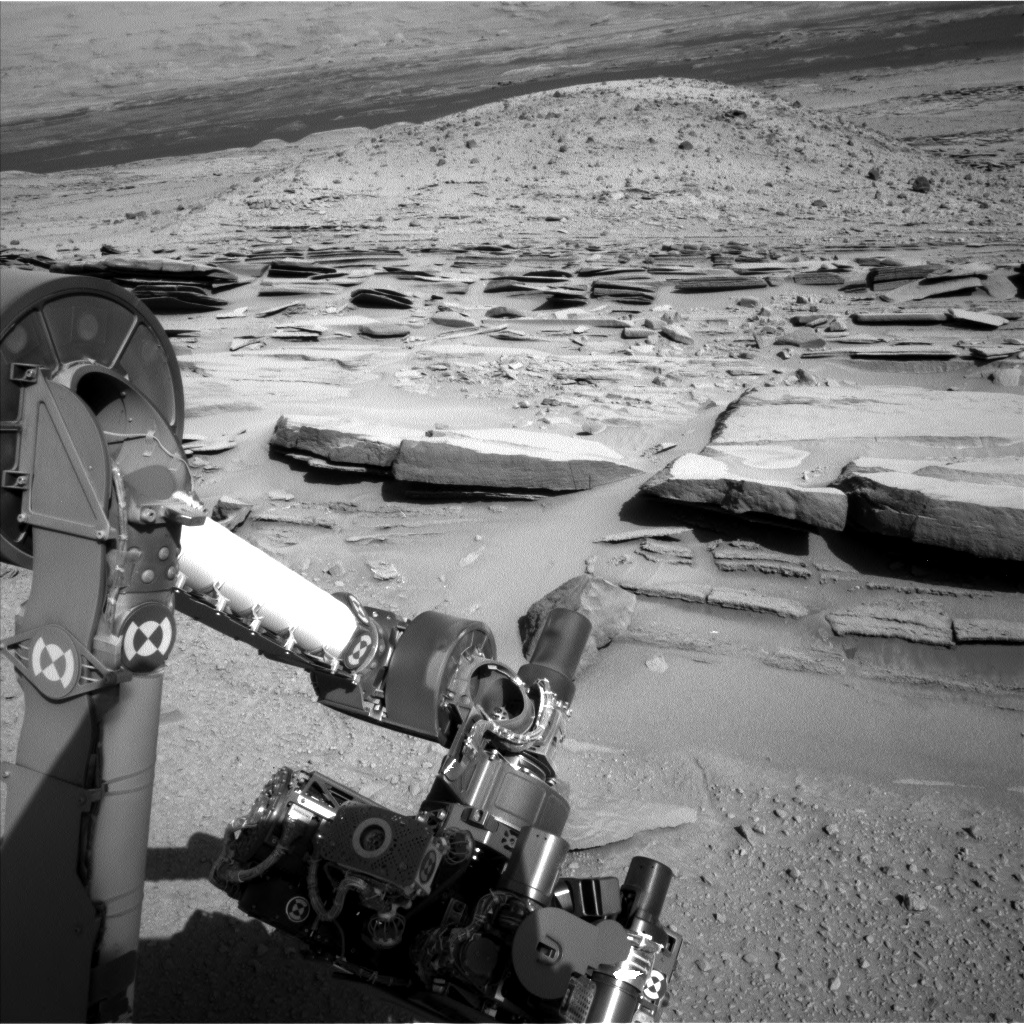 Nasa's Mars rover Curiosity acquired this image using its Left Navigation Camera on Sol 579, at drive 740, site number 30