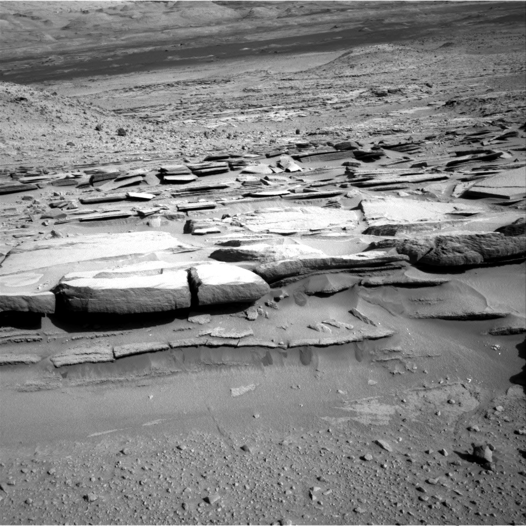 Nasa's Mars rover Curiosity acquired this image using its Right Navigation Camera on Sol 579, at drive 740, site number 30