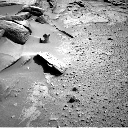 Nasa's Mars rover Curiosity acquired this image using its Right Navigation Camera on Sol 581, at drive 770, site number 30