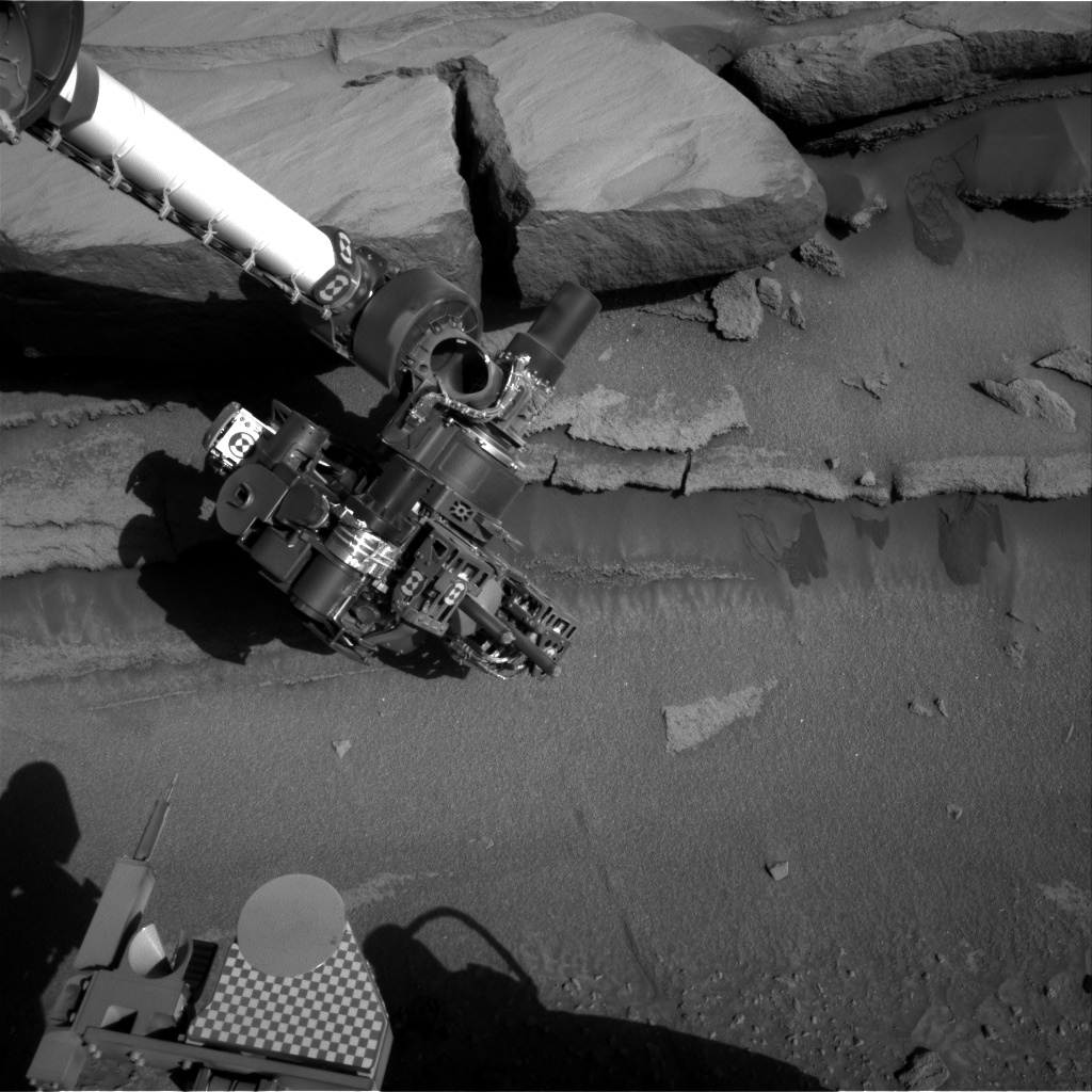 Nasa's Mars rover Curiosity acquired this image using its Right Navigation Camera on Sol 584, at drive 786, site number 30