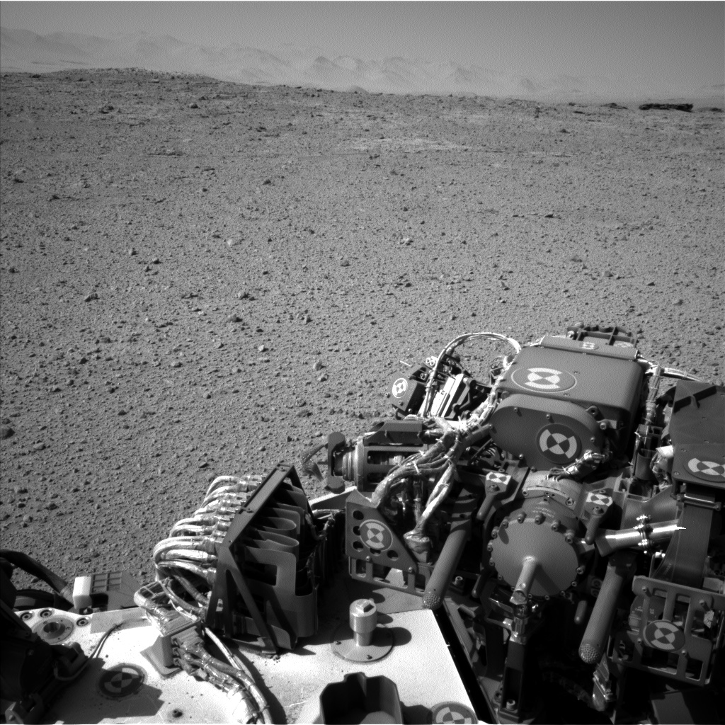 Nasa's Mars rover Curiosity acquired this image using its Left Navigation Camera on Sol 586, at drive 820, site number 30