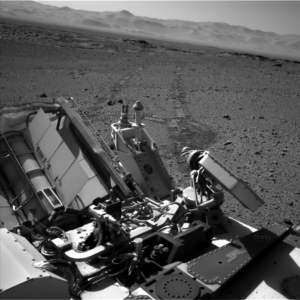 Nasa's Mars rover Curiosity acquired this image using its Left Navigation Camera on Sol 586, at drive 820, site number 30