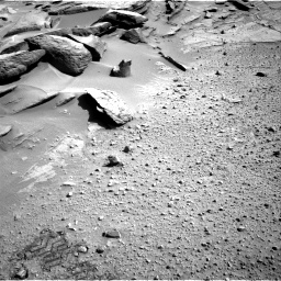 Nasa's Mars rover Curiosity acquired this image using its Right Navigation Camera on Sol 586, at drive 810, site number 30